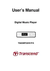 Transcend MP330, 8GB TS8GMP330 Manuel D’Utilisation