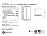 GE PSHW6YGZSS Specification Sheet
