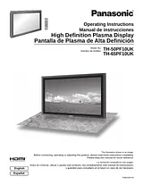 Panasonic th-50pf10 Operating Guide