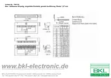 Bkl Electronic 10120356 Straight Pin Header, PCB Mount Grid pitch: 1.27 mm Number of pins: 2 x 15 10120356 Hoja De Datos