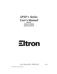 The Eltron Company LP2122 Benutzerhandbuch