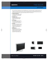 Sony fwd-32lx1r 产品宣传册