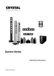Crystal Audiovideo System Series Manuale Utente