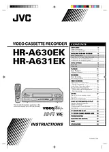 JVC HR-A630EK Справочник Пользователя