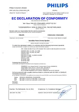Philips CSS2113/05 Declaration Of Conformity