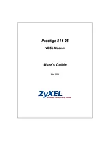 ZyXEL Communications 841-25 User Manual