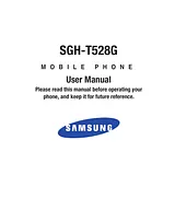 Samsung T528G Manual Do Utilizador