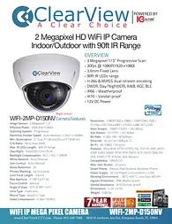 ClearView WIFI-2MP-D150NV Owner's Manual