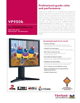Viewsonic 19" Professional LCD VP950B Folheto