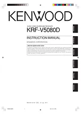 Kenwood KRF-V5080D Manual Do Utilizador