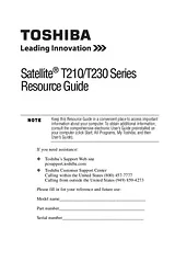 Toshiba t215d-s1140 Reference Guide