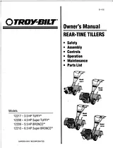 Troy-Bilt 12227-3.75HP Manual Do Utilizador