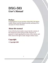 DXG Technology DXG-503 Manuel D’Utilisation