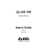 ZyXEL Communications ZyAIR 100 ユーザーズマニュアル