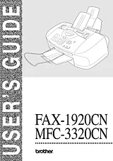 Brother FAX 1920CN 用户指南