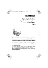Panasonic kx-tg8280fx 사용자 설명서