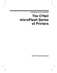 O'Neil microFlash Series Manuel D’Utilisation