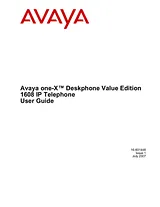 Avaya one-x 1608 Manuel D’Utilisation