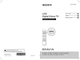 Sony bravia 4-168-148-13(1) User Manual