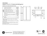Hotpoint HSS25A Specification Guide