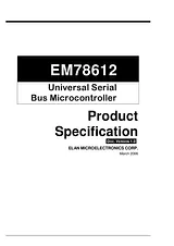 EMC EM78612 Manuel D’Utilisation