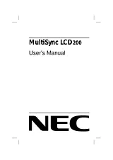 NEC 200 Manuale Utente