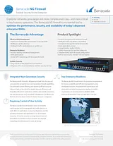 Barracuda Networks NG Firewall F300 BNGF300A11 Leaflet