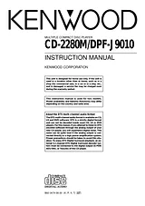 Kenwood CD-2280M Manual Do Utilizador