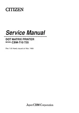 Citizen Systems CBM-710/720 Manual De Usuario