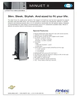 Antec Piano Black Slimline PC Case MINUET II-EC Leaflet