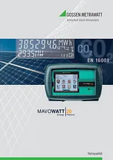 Gossen Metrawatt M817S Mains-analysis device, Mains analyser M817S 데이터 시트