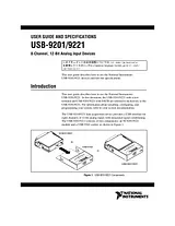 National Instruments USB-9221 Справочник Пользователя