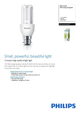Philips Stick energy saving bulb 8710163224077 8710163224077 Dépliant