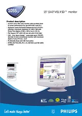 Philips 105S21 产品宣传页