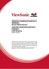 Viewsonic SWB8451 ユーザーズマニュアル