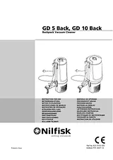Nilfisk Alto GD 5 Back Manual Do Utilizador