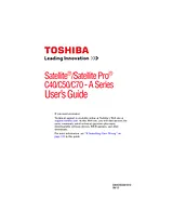 Toshiba PSCJEU-00K001 사용자 설명서