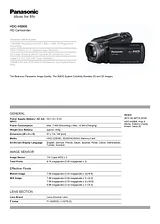 Panasonic HDC-HS900 HDCHS900EG-K ユーザーズマニュアル