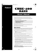 Roland CUBE-100 Manual Do Utilizador