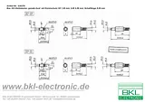 Bkl Electronic Low power connector Plug, straight 5.5 mm 1.5 mm 72105 1 pc(s) 72105 Data Sheet