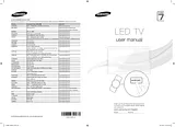 Samsung UE40ES7000S Guide D’Installation Rapide