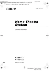 Sony HT-SS1000 Manuale Utente