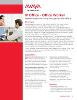 Avaya IP Office Office Worker R9 275648 전단