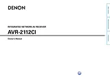 Denon AVR-2112CI 사용자 설명서