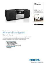 Philips Micro music system MC1000 MC1000/12 Folheto