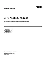 NEC PD754244 Manuel D’Utilisation