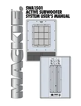Mackie SWA1501 User Manual