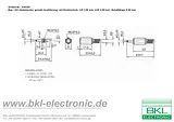 Bkl Electronic Low power connector Plug, straight 3.5 mm 1 mm 72609 1 pc(s) 72609 Ficha De Dados