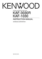 Kenwood KAF-3030R User Manual