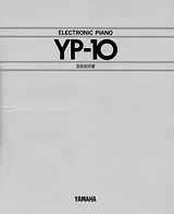 Yamaha YP-10 Manuale Utente